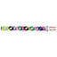 Multicolor plastic chain h mm 30 item cat 6