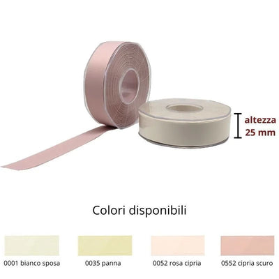 Matte satin ribbon h 25 mm item A400/25 20 meters