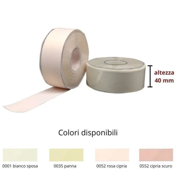 Nastro raso opaco h 40 mm articolo A400/40 metri 20