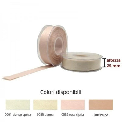 Sablé satin ribbon h 25 mm item D13/25 25 meters