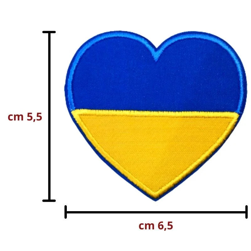 Iron-on and self-adhesive fabric application item 5513 3 pieces