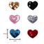 Iron-on application for fabric and sequins, item 5532, 6 pieces