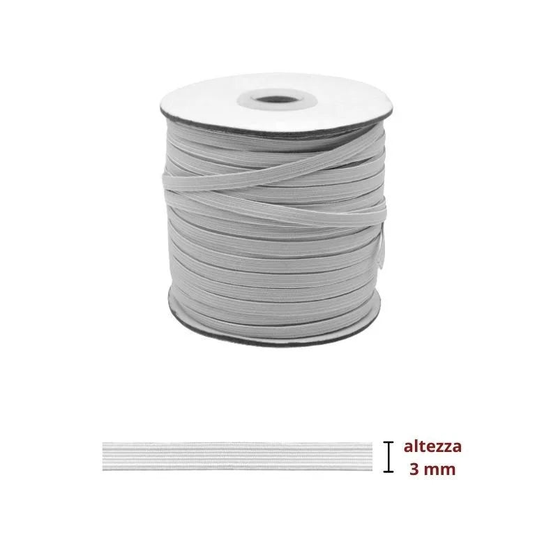 Elastic m100 braid h mm 3 item N 06t 100 meters