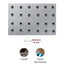 Strass termoadesivo ø mm 10 (ss48) articolo 2/1TAR10 pezzi 24