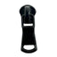 Slider for zip chain plastic 6 mm lowered tooth carriage