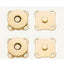 Calamita per borse magnetica 18 x 18 mm articolo MA208 pezzi 4