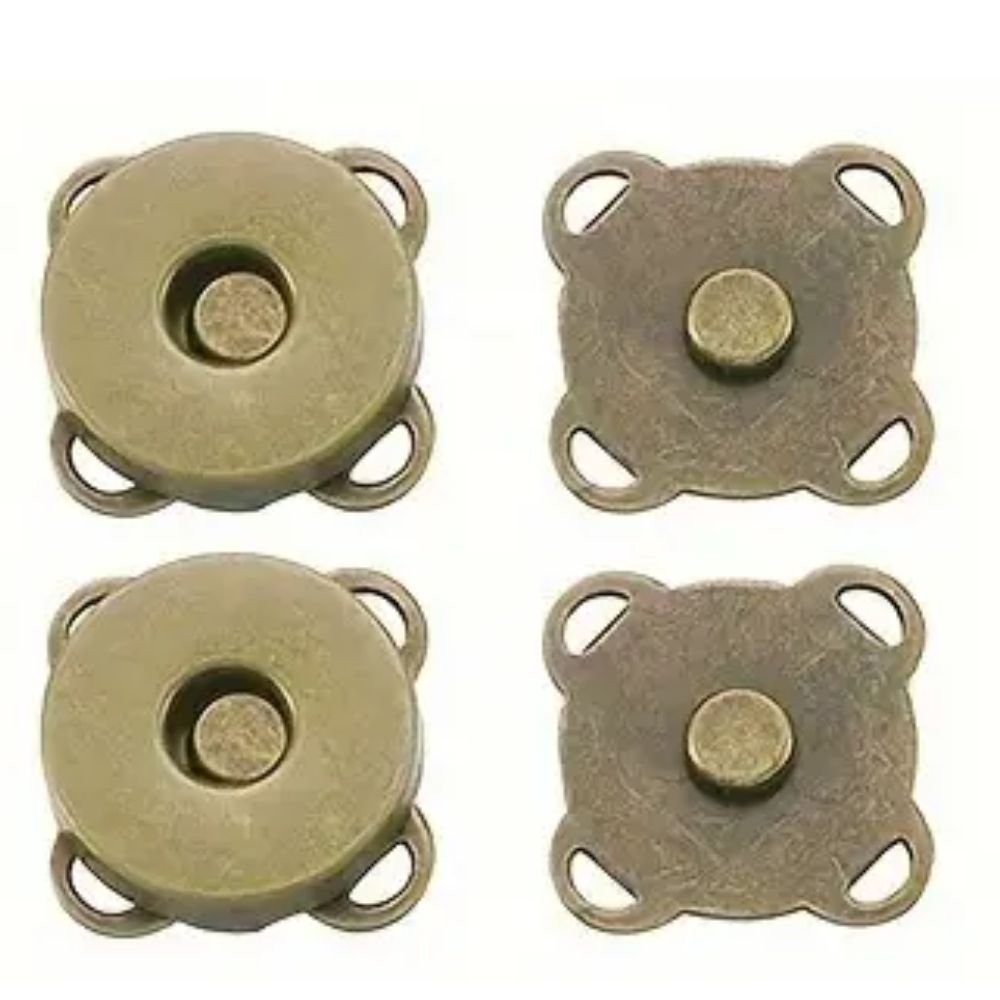 Calamita per borse magnetica 18 x 18 mm articolo MA208 pezzi 4