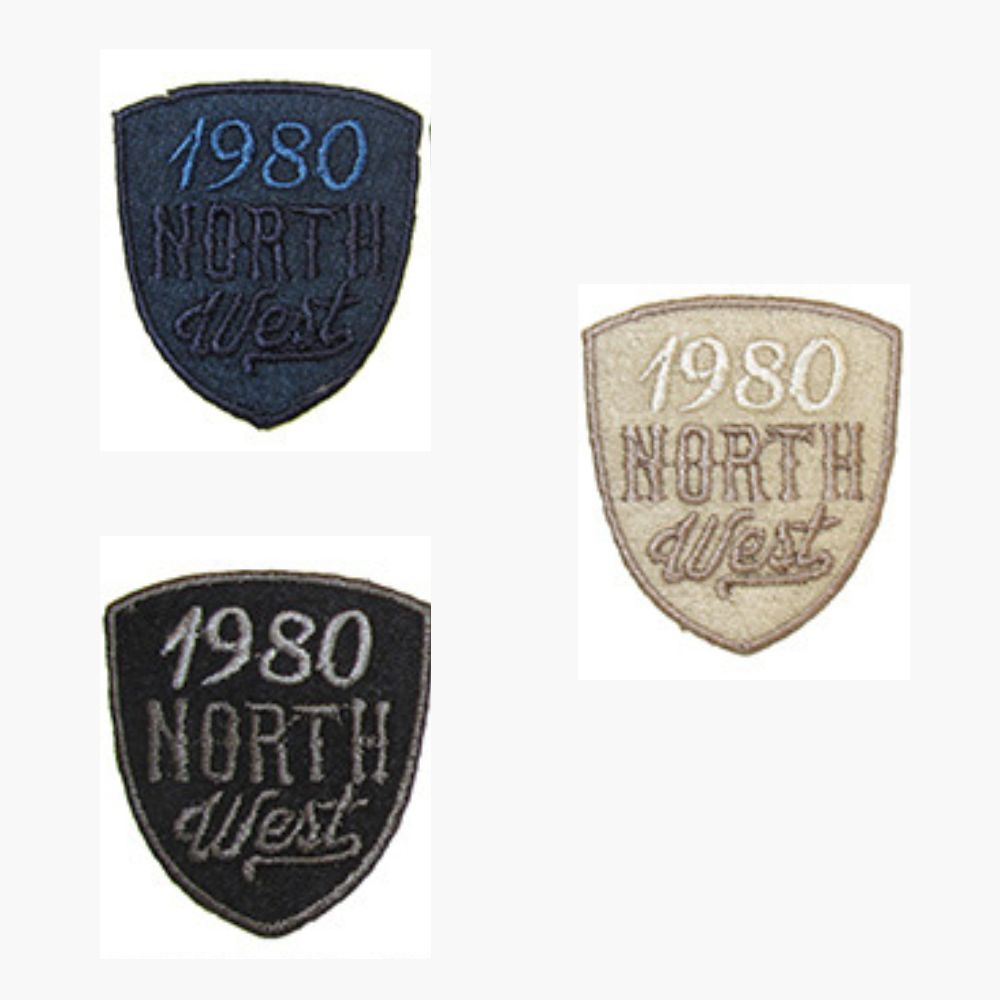 Applicazione termoadesiva tessuto articolo 357B pezzi 3