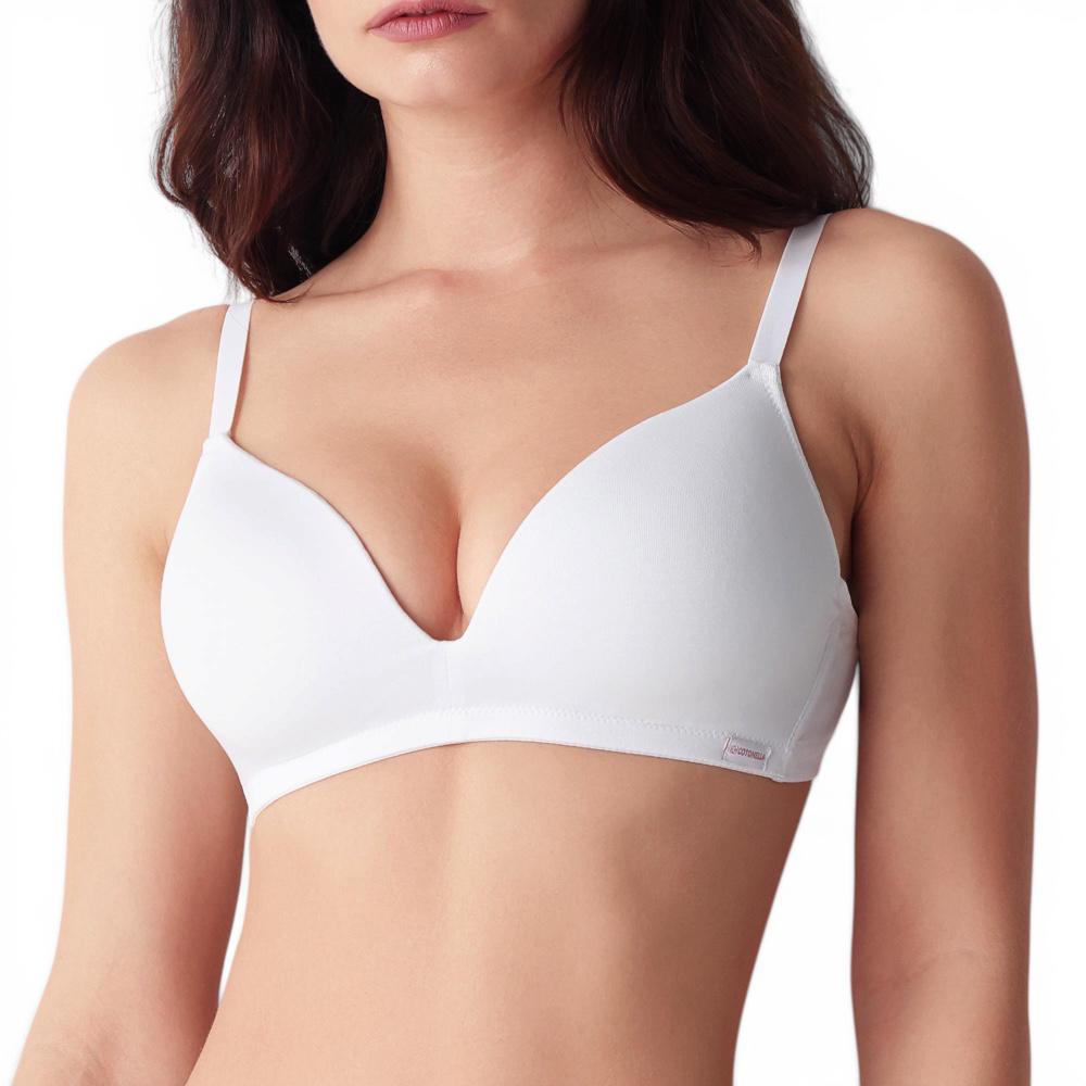 Reggiseno imbottitito senza ferretto in cotone Cotonella art ADD23