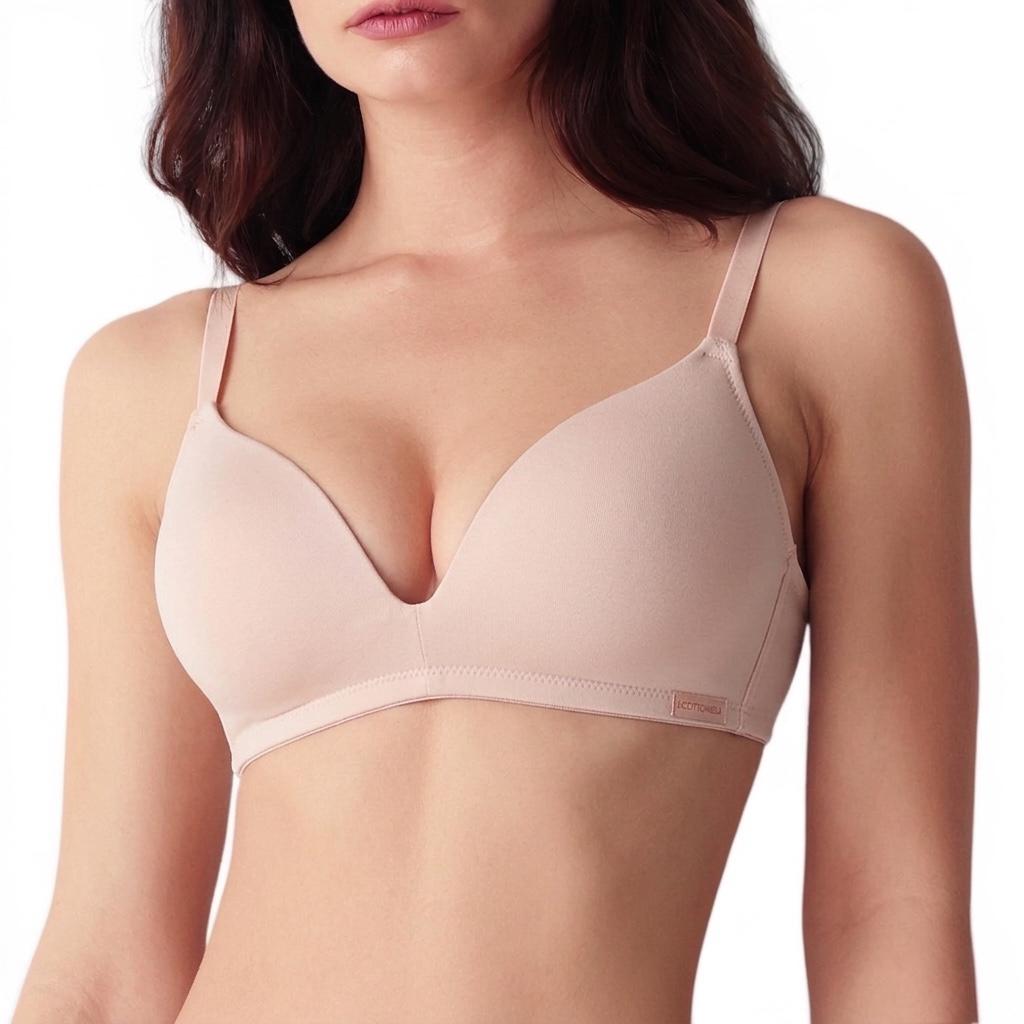 Reggiseno imbottitito senza ferretto in cotone Cotonella art ADD23