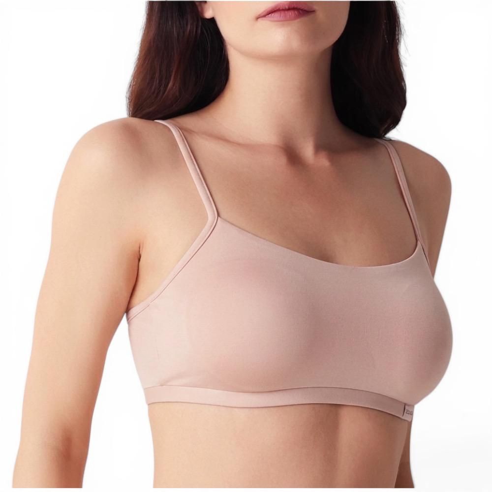 Brasier con coppe estraibili in cotone Cotonella art ADD22