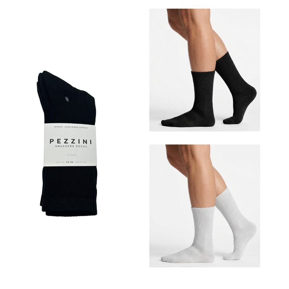 Calzino tennis spugna unisex articolo MCZ 131 paia 3