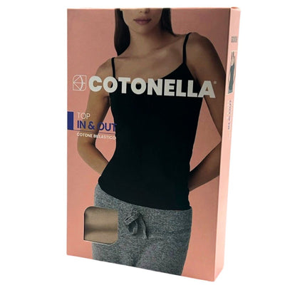 Canotta donna spalla stretta cotone In e Out Cotonella articolo GD006