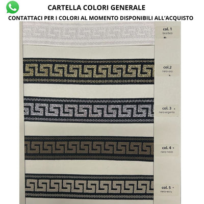Nastro jacquard motivo Greca H mm 30 articolo 7747-30 metri 10