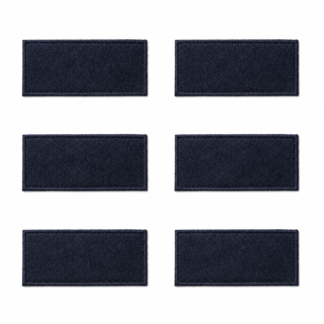 Iron-on fabric applique item 318, 6 pieces