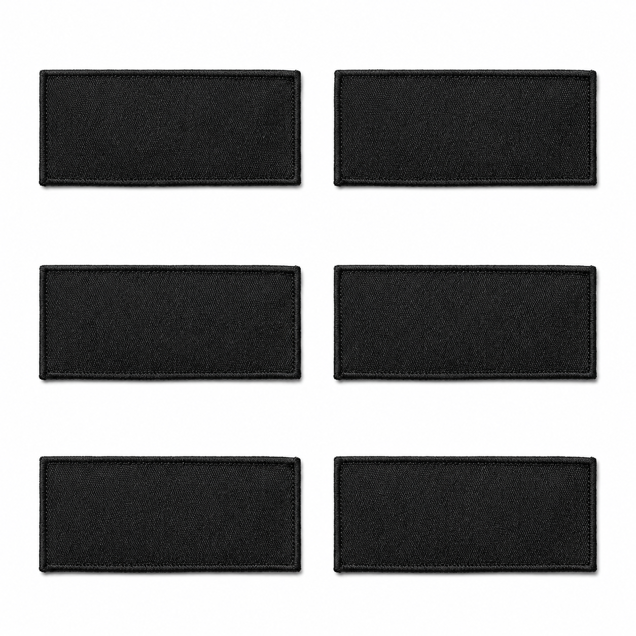 Iron-on fabric applique item 318, 6 pieces
