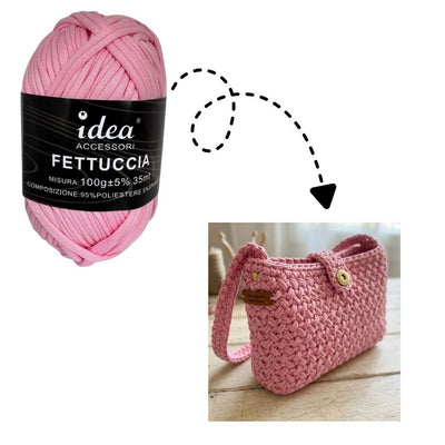 Fettuccia Lycra soft per realizzare borse Idea cf da gr 500 (5 da 100 gr)