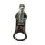 Reversible chain zip slider (double face) plastic 6 mm carriage