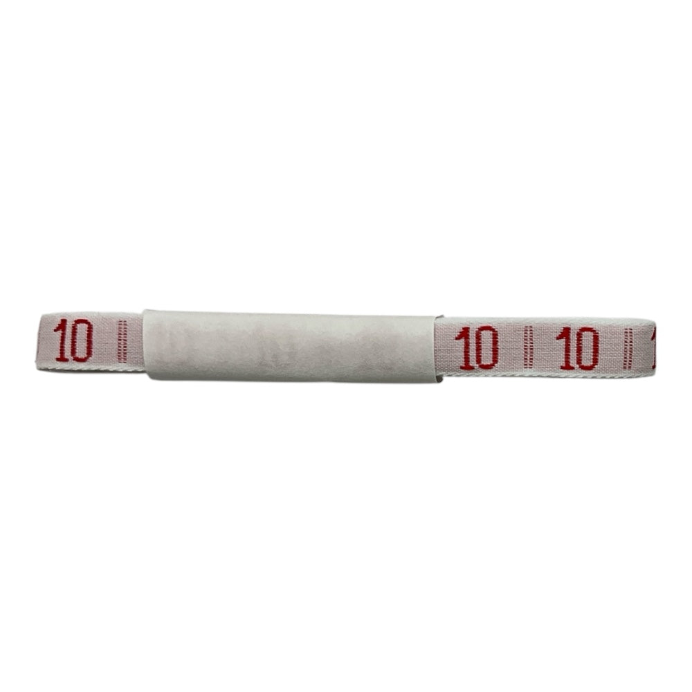 Numerini ricamati da cucire marca biancheria, altezza 1 cm, confezione da 144 pezzi (dello stesso numero)