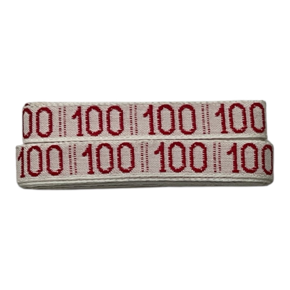 Numerini ricamati da cucire marca biancheria, altezza 1 cm, confezione da 144 pezzi (dello stesso numero)