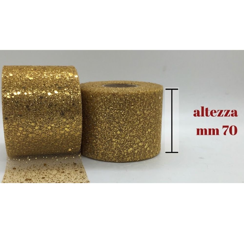 Lux tulle ribbon h mm 70 item J850/70 50 meters
