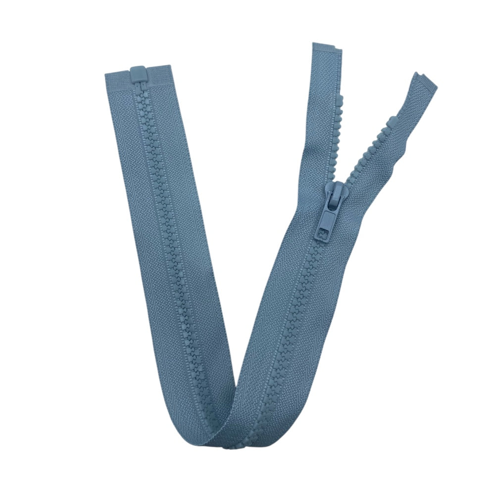 50cm divisible plastic chain zipper, 6mm, item 1184/6/50