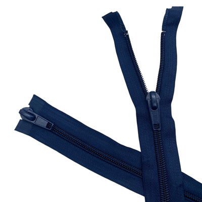 Cerniera lampo spessa spirale combi (2 cursori) 80 cm catena 8 mm divisibile 1185/10/80