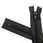 50cm nylon spiral zipper, 6mm, non-divisible, item 1185/6/50