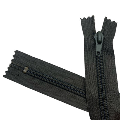 Cerniera lampo cm 25 nylon spirale 6 mm articolo 1185/6/25