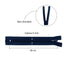 18cm nylon spiral zipper, 6mm, item 1185/6/18