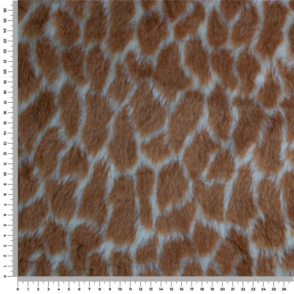 Patterned fur fabric h 140 cm item 684