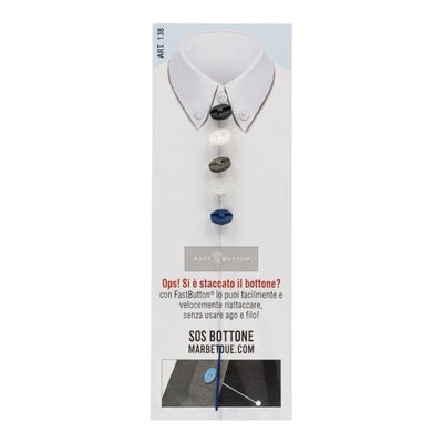 SOS button kit for fixing buttons without needle and thread item 138 pieces 5