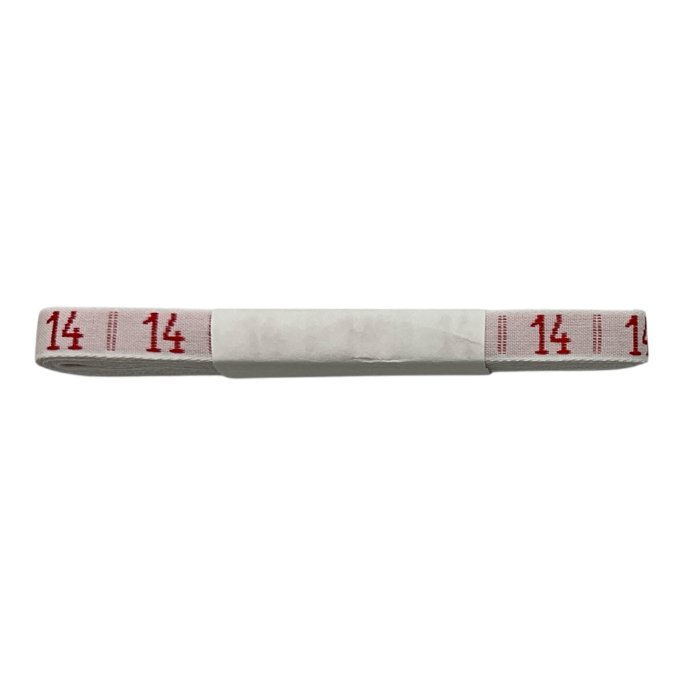 Numerini ricamati da cucire marca biancheria, altezza 1 cm, confezione da 144 pezzi (dello stesso numero)