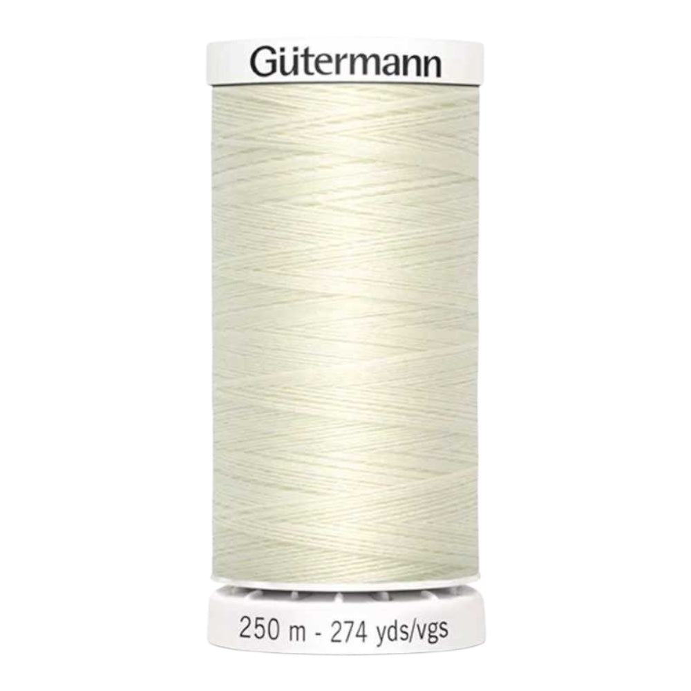 Gutermann spola da 250 mt 100% poliestere articolo 717878