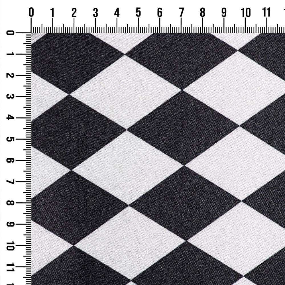 Printed satin fabric h 150 cm, Jolly item