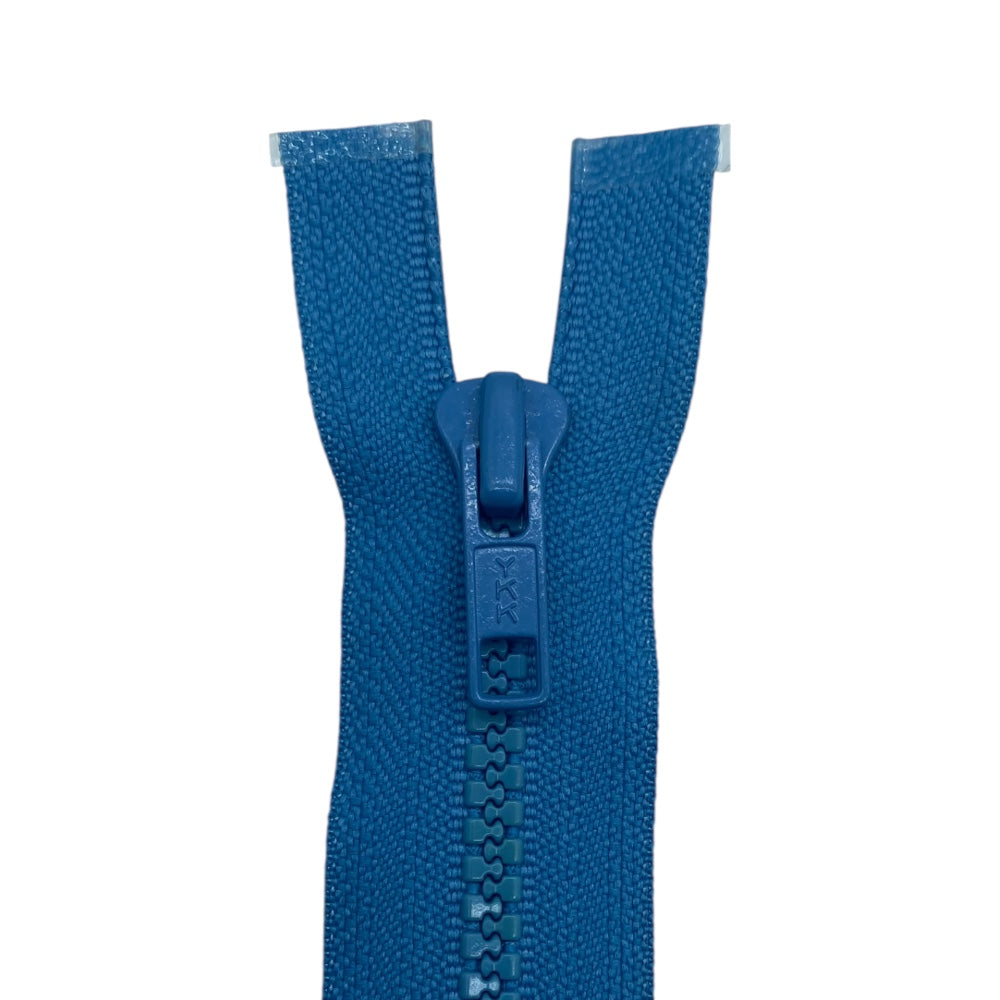 45cm divisible plastic chain zipper, 6mm article 1184/6/45