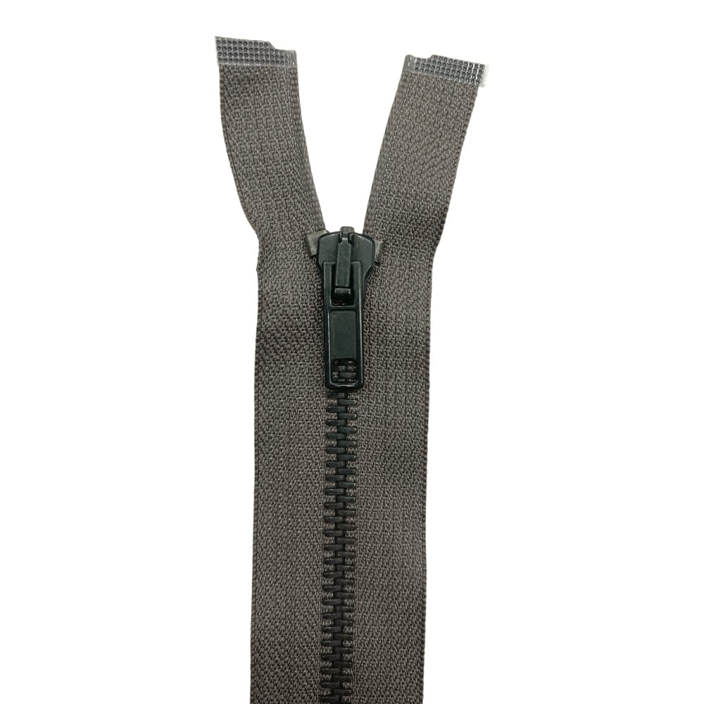 70cm divisible gunmetal metal zipper with 5mm chain