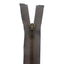 Old brass metal zipper 85 cm combi (2 sliders) 5 mm divisible chain