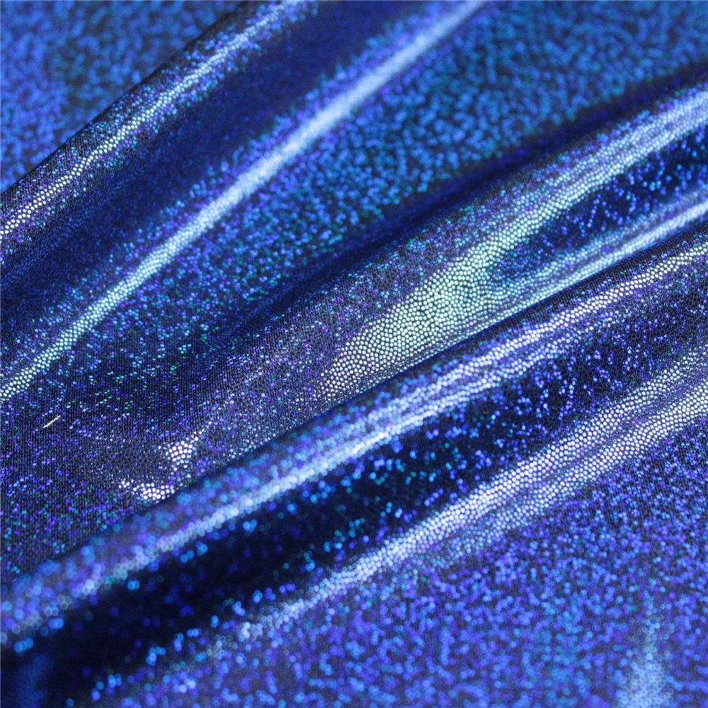 Glitter lycra fabric h 150 cm item Sugar
