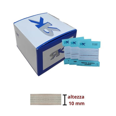 Washable braided elastic h 10 mm item 16TL 5 meters