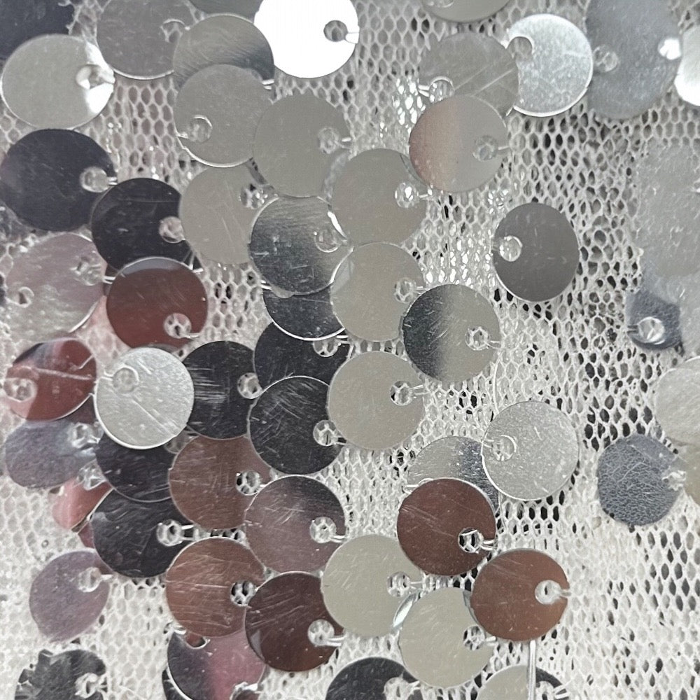 Sequin fabric h cm 140 item Luce