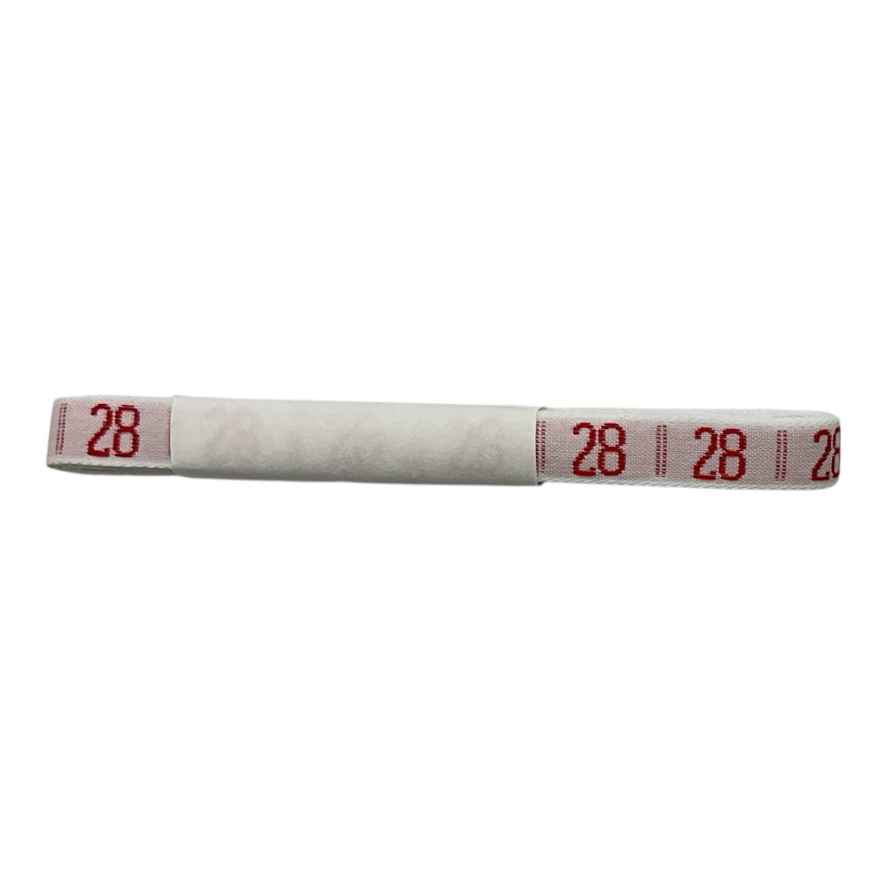 Numerini ricamati da cucire marca biancheria, altezza 1 cm, confezione da 144 pezzi (dello stesso numero)