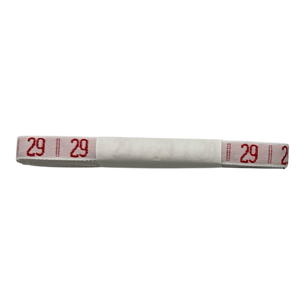 Numerini ricamati da cucire marca biancheria, altezza 1 cm, confezione da 144 pezzi (dello stesso numero)