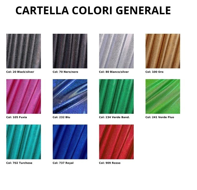 Glitter lycra fabric h 150 cm item Sugar