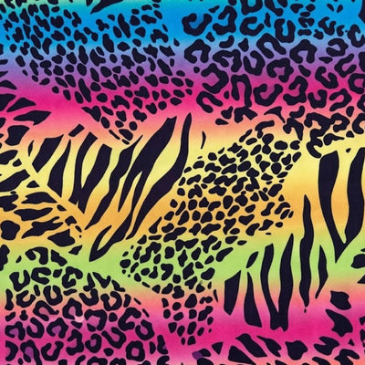 Printed lycra fabric, 150 cm high, Circus item