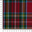 Tartan patterned polycotton fabric, h 280 cm