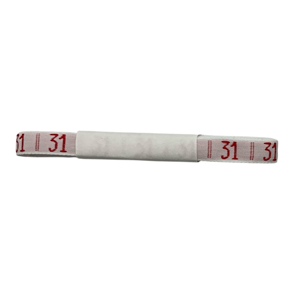 Numerini ricamati da cucire marca biancheria, altezza 1 cm, confezione da 144 pezzi (dello stesso numero)