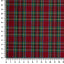 Tartan patterned polycotton fabric, h 280 cm