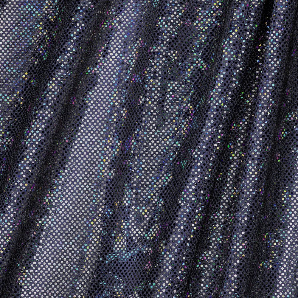 Lyrca fabric with rhinestone effect, h 150 cm, article Honey