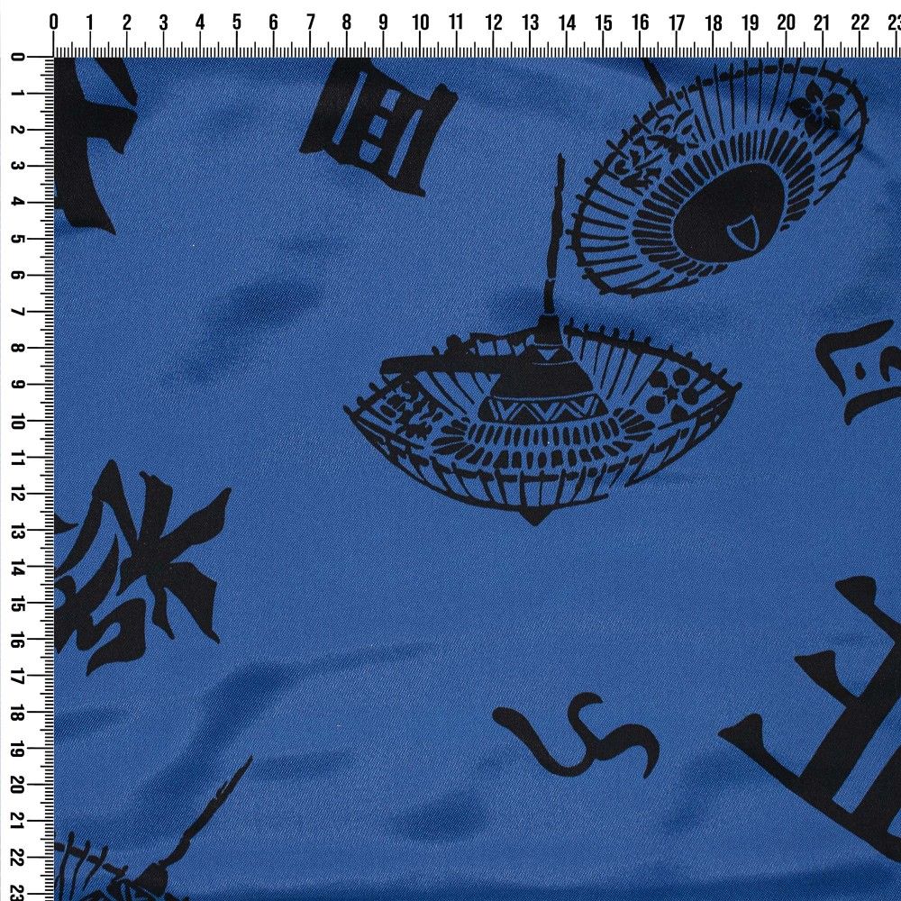 Printed satin fabric h 150 cm, Jolly item